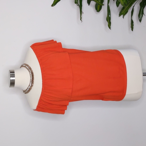 Mossimo Off Shoulder Blouse Red Size Small - Picture 1 of 10